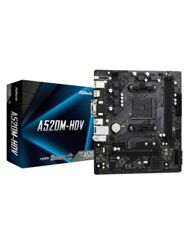 ASROCK A520M HDV s.AM4